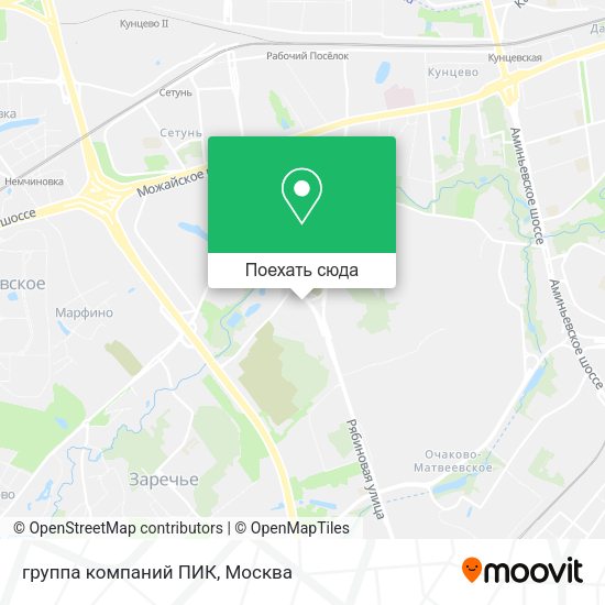 Карта группа компаний ПИК