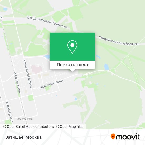 Карта Затишье
