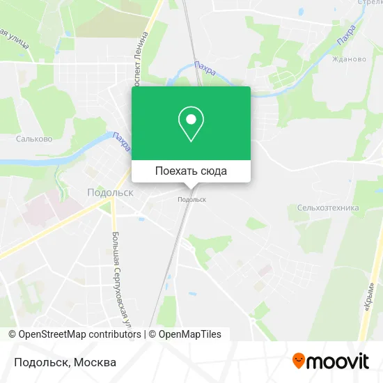 Карта Подольск