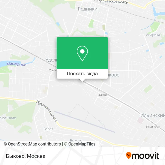 Карта Быково
