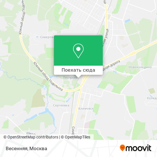 Карта Весенняя