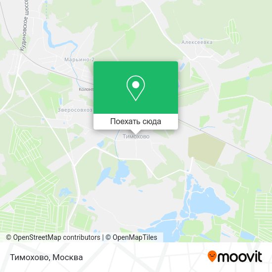 Карта Тимохово