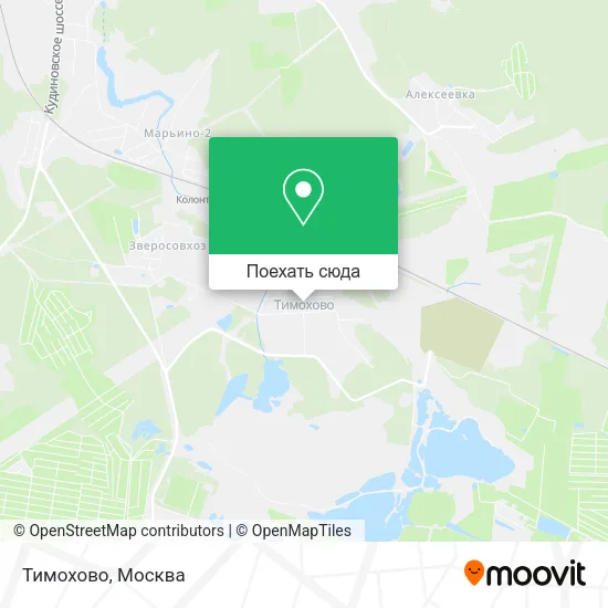 Карта Тимохово
