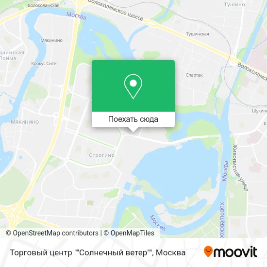 Карта Торговый центр ""Солнечный ветер""