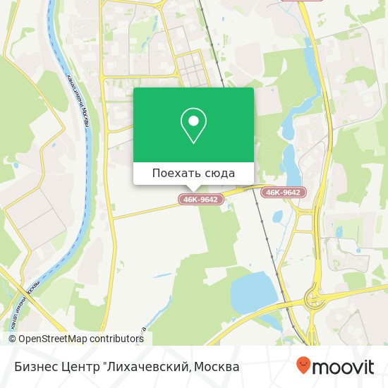 Карта Бизнес Центр "Лихачевский