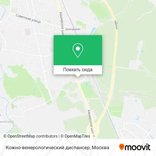 Карта Кожно-венерологический диспансер