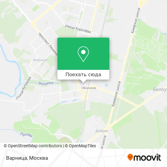 Карта Варница