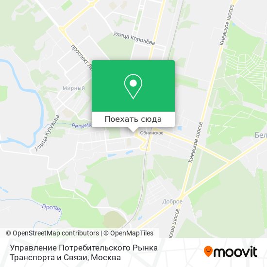 Карта Управление Потребительского Рынка Транспорта и Связи