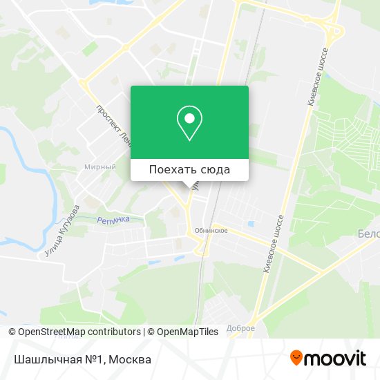 Карта Шашлычная №1