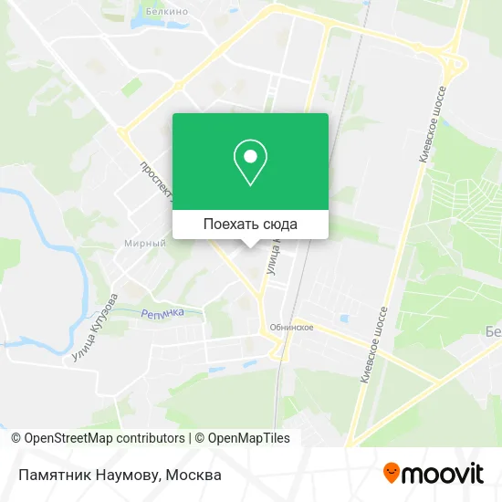 Карта Памятник Наумову