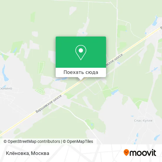 Карта Клёновка