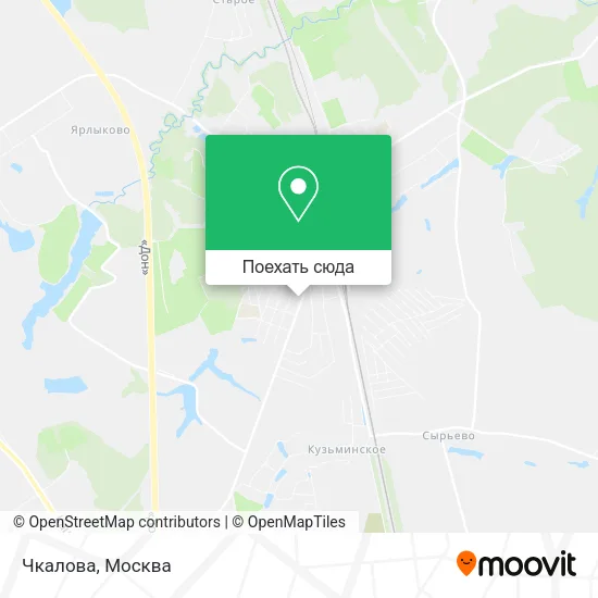 Карта Чкалова