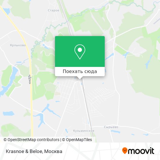 Карта Krasnoe & Beloe
