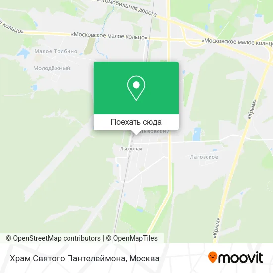 Карта Храм Святого Пантелеймона