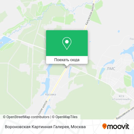 Карта Вороновская Картинная Галерея