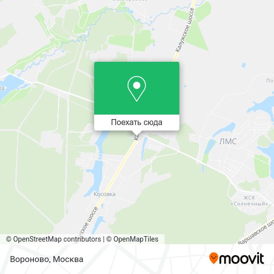Карта Вороново