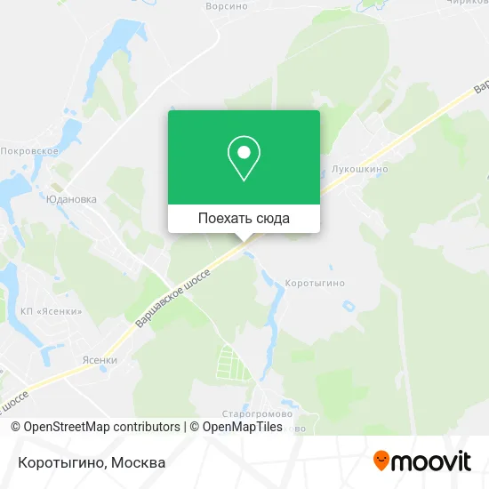 Карта Коротыгино