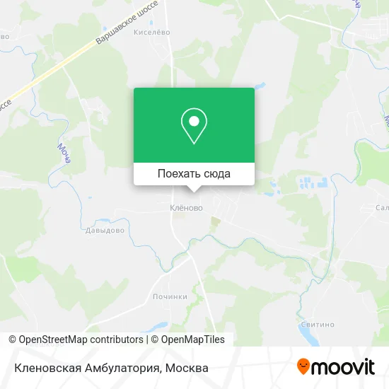 Карта Кленовская Амбулатория