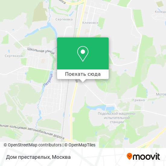 Карта Дом престарелых