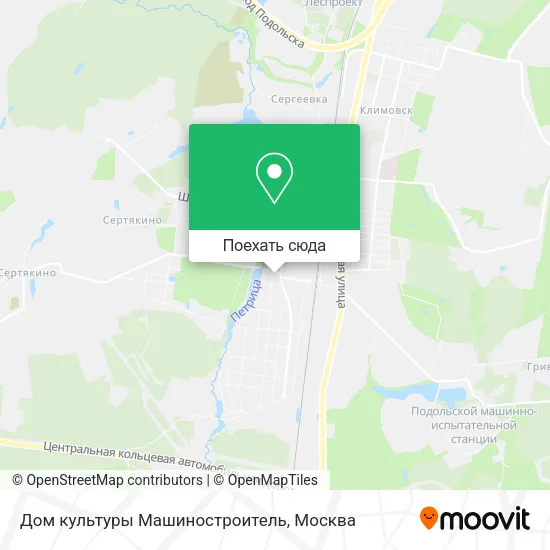 Карта Дом культуры Машиностроитель