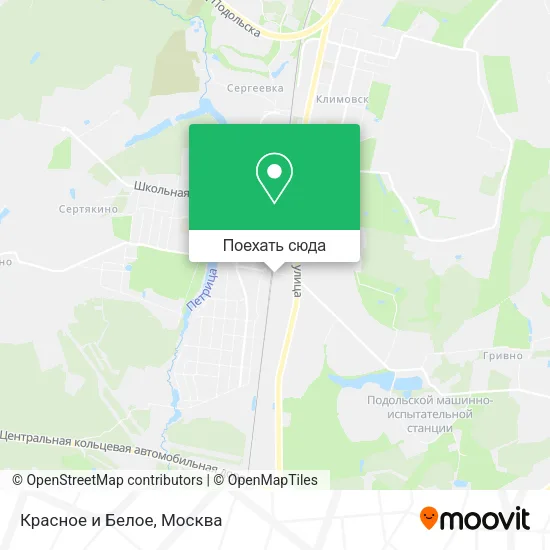 Карта Красное и Белое