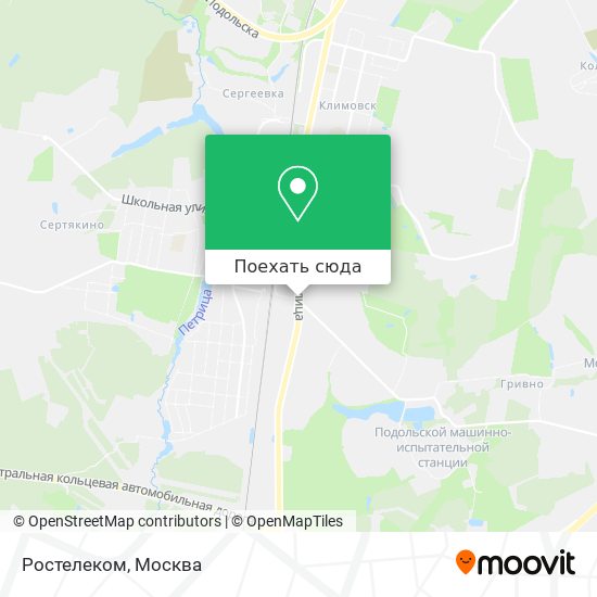 Карта Ростелеком