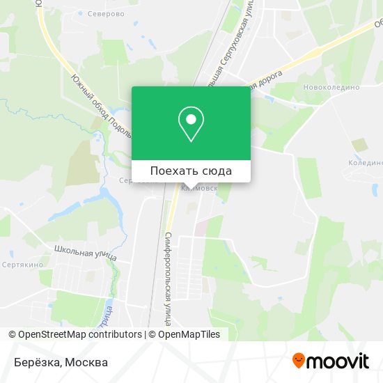 Карта Берёзка