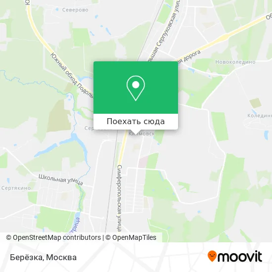 Карта Берёзка