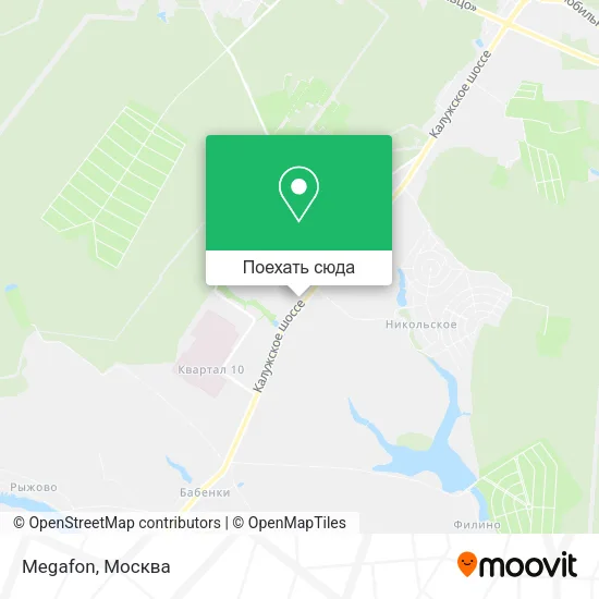 Карта Megafon