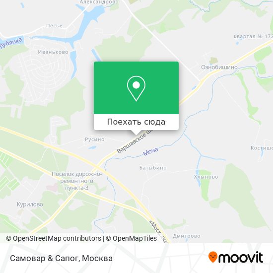 Карта Самовар & Сапог