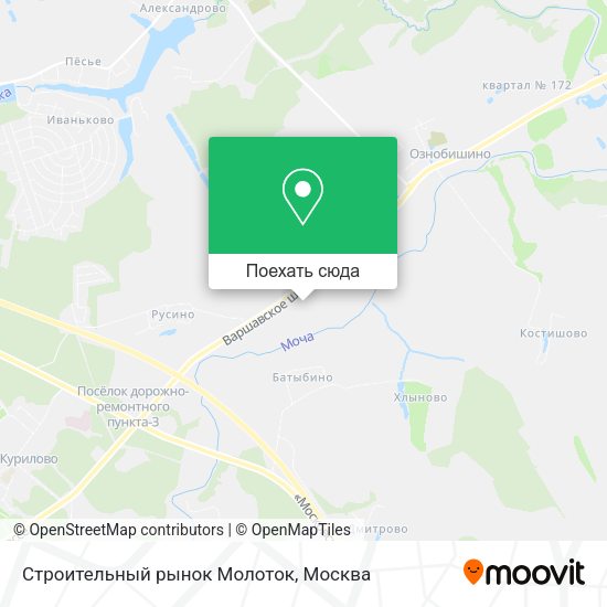 Карта Строительный рынок Молоток