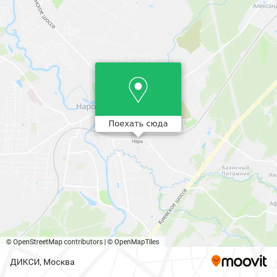 Карта ДИКСИ