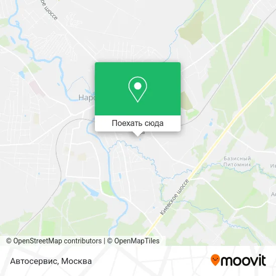 Карта Автосервис