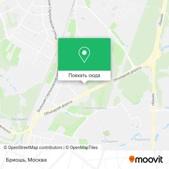 Карта Бриошь