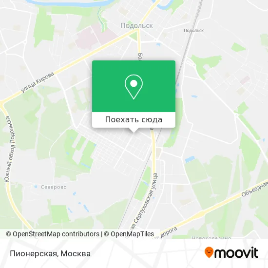 Карта Пионерская