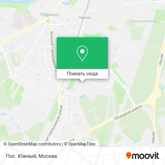 Карта Пос. Южный