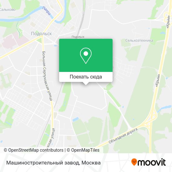 Карта Машиностроительный завод