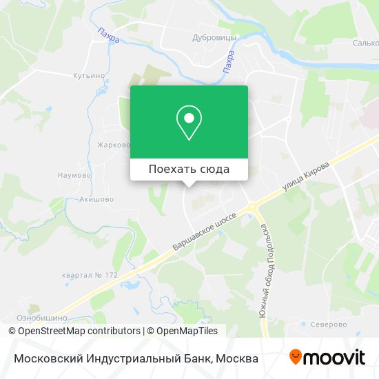 Карта Московский Индустриальный Банк