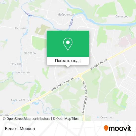 Карта Белаж