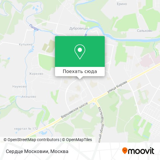 Карта Сердце Московии