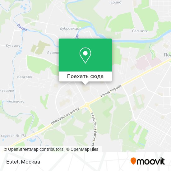 Карта Estet