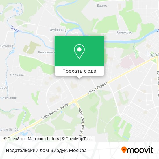 Карта Издательский дом Виадук