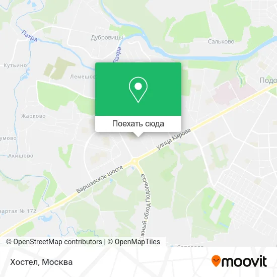 Карта Хостел