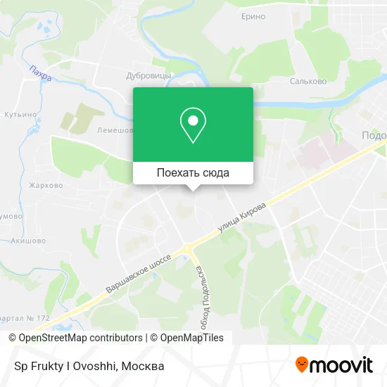 Карта Sp Frukty I Ovoshhi