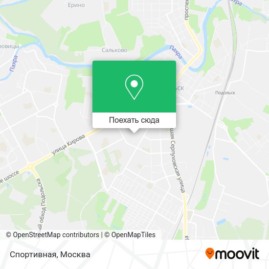 Карта Спортивная