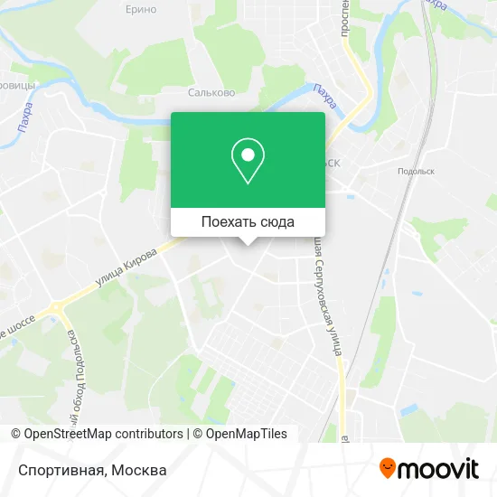 Карта Спортивная