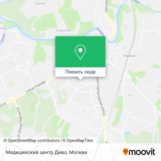 Карта Медицинский центр Диво