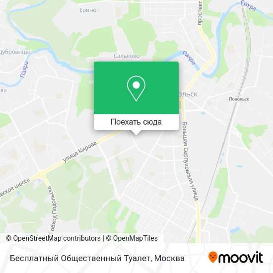 Карта Бесплатный Общественный Туалет
