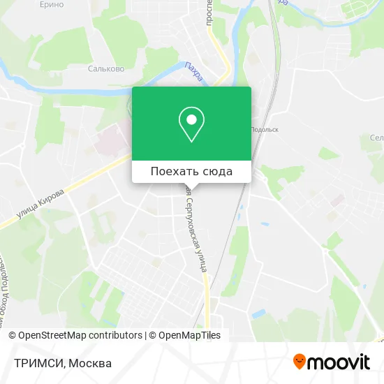 Карта ТРИМСИ