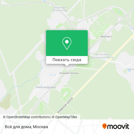 Карта Всё для дома
